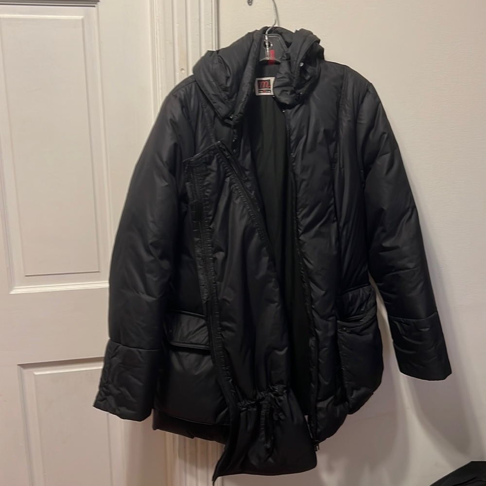 Maternity puffer coat